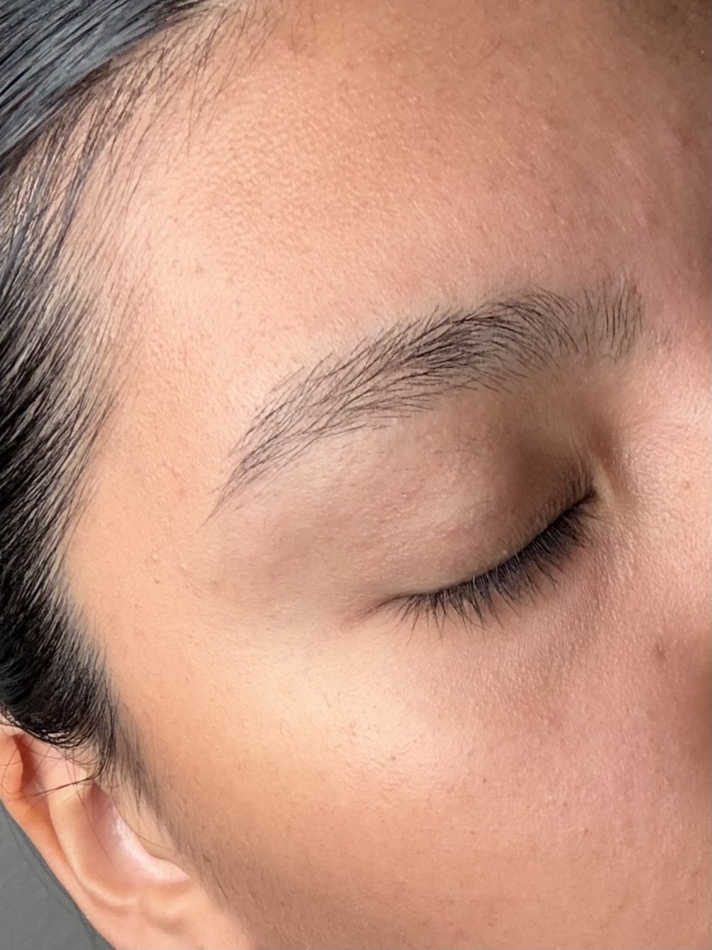 Regular skin prep (no gloss)