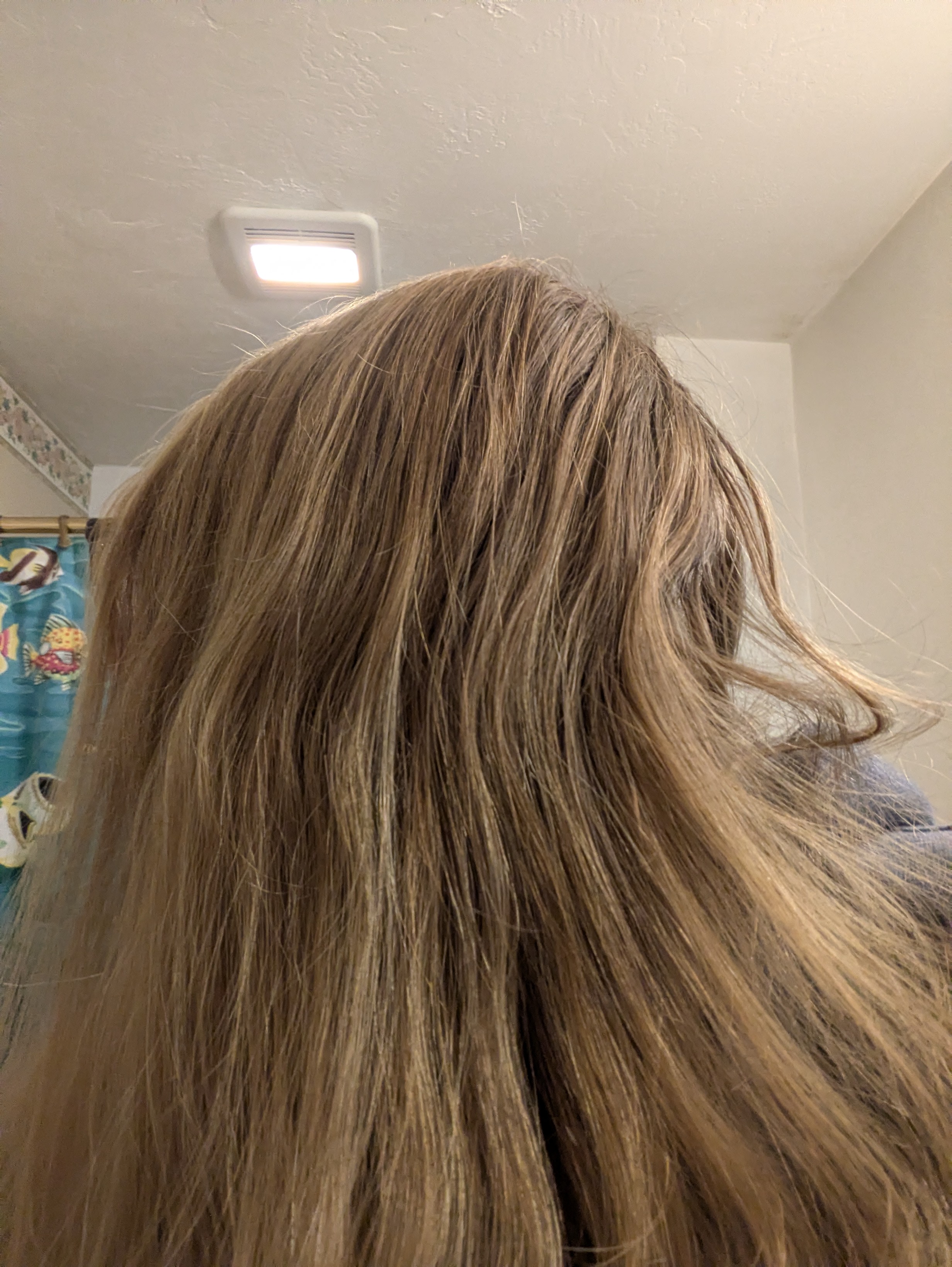 Hair after use.