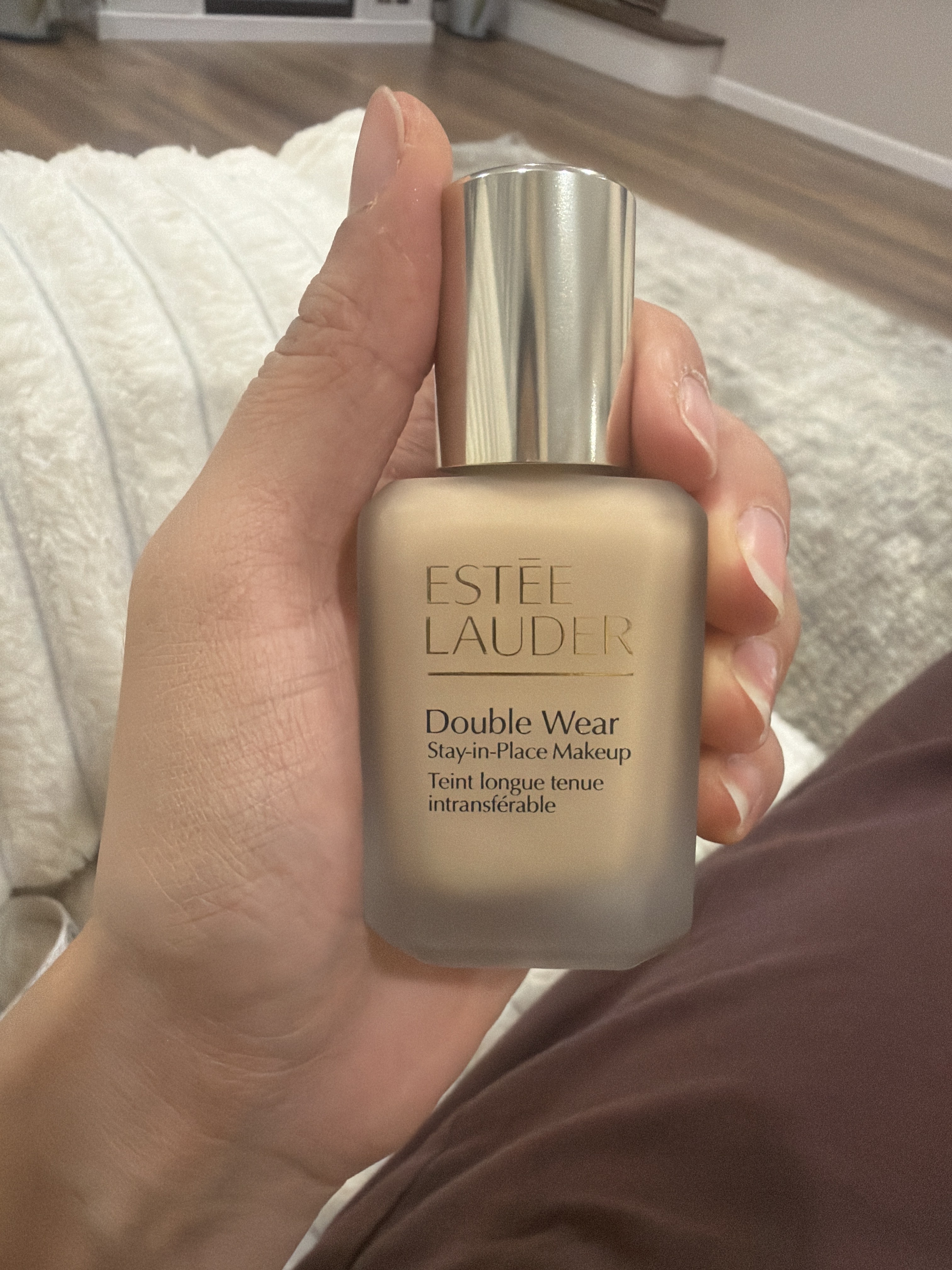 Invisible in my hand. Smooth.