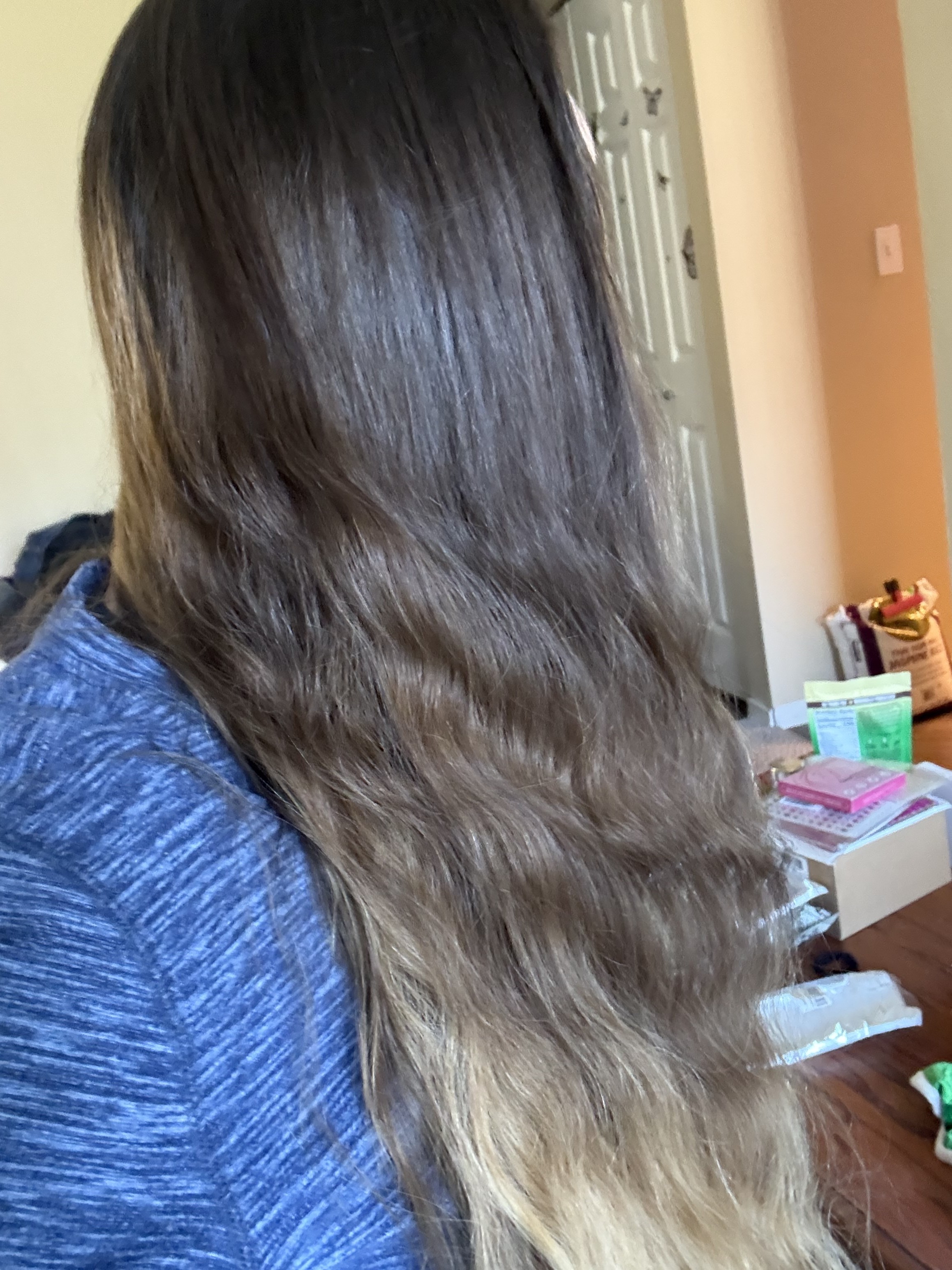 Hair after use