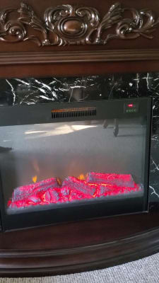 62 Grand Cherry Electric Fireplace Big Lots