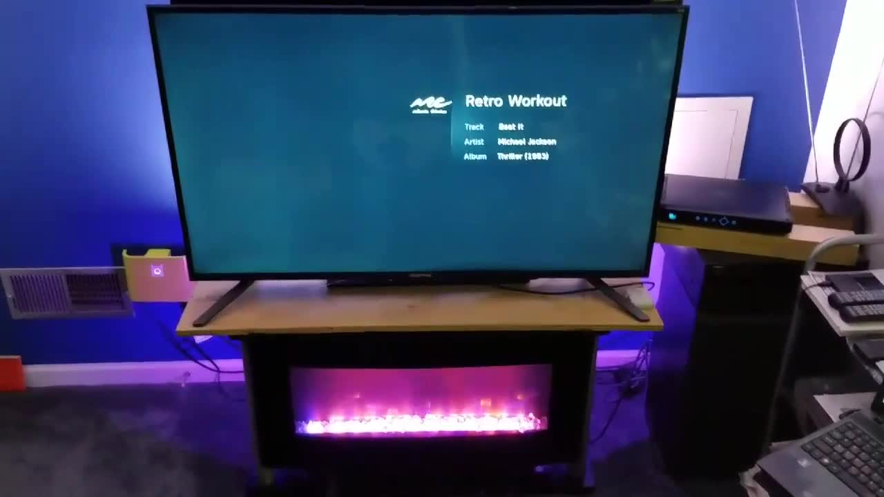 42 Wall Mount Electric Fireplace Big Lots However With The Backlightng On And All