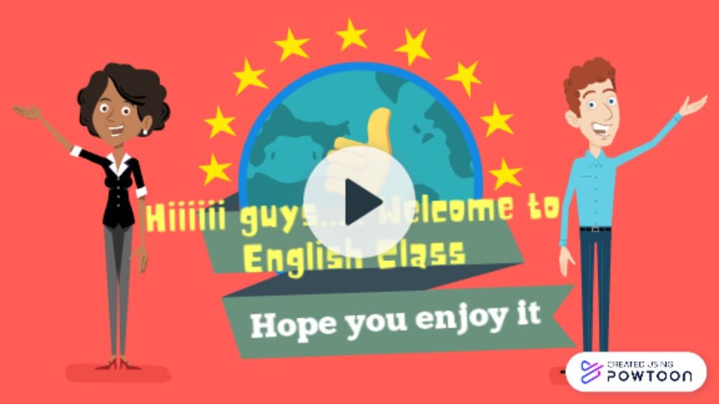 Powtoon MATERI CAPTION TEXT KELAS 12