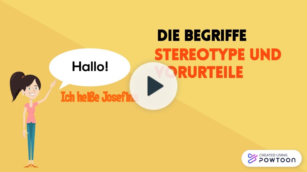 Powtoon Stereotype und Vorurteile