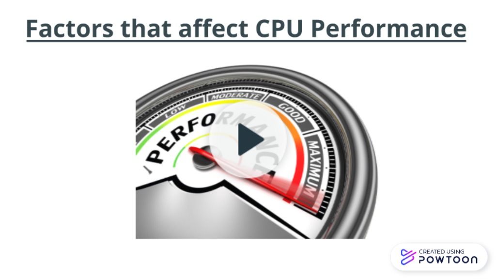 Powtoon Factors Affecting CPU Performance
