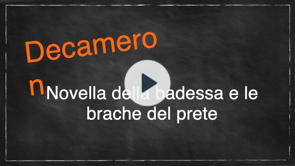La Badessa E Le Brache Analisi Del Testo