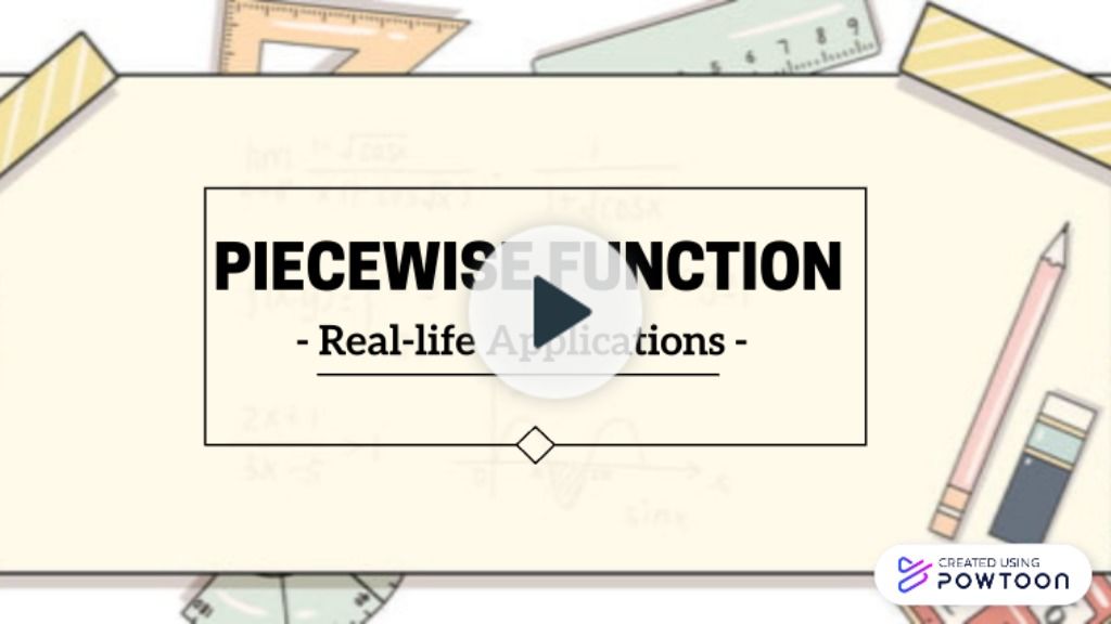 What Is A Real Life Example Of A Piecewise Function