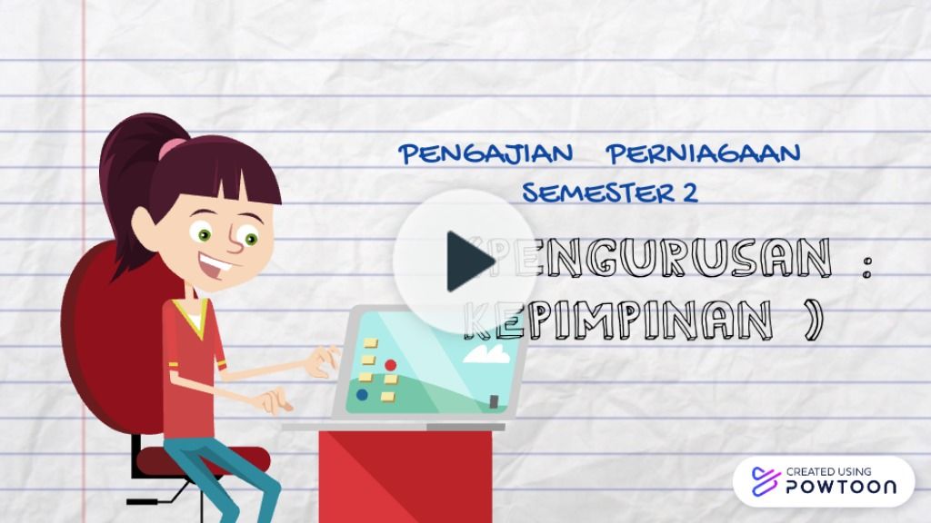 Powtoon - pengajian perniagaan : kepimpinan