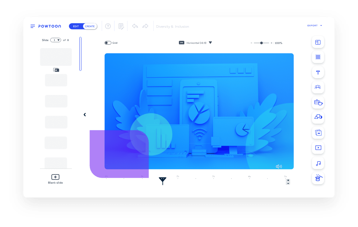 animated presentation app