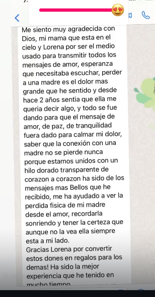 Testimonio Sesión personalizada