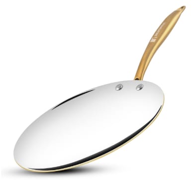 BERGNER Ø26CM ROTI/CONCAVE TAWA BRASS
