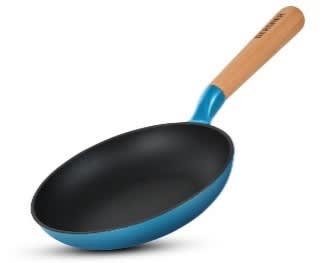 FRYING PAN Ø24X4.2CM CAST IRON BLUE, photo 6