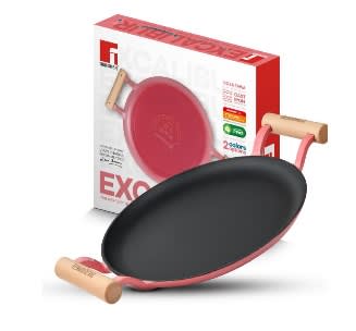 DOSA TAWA Ø28X2.0CM CAST IRON PINK