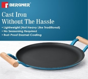 DOSA TAWA Ø28X2.0CM CAST IRON BLUE, photo 3