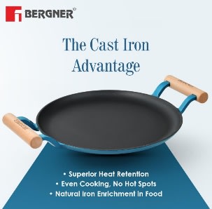 DOSA TAWA Ø30X2.0CM CAST IRON BLUE, photo 5
