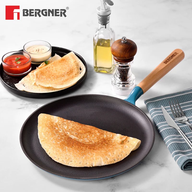 DOSA TAVA  Ø28X2.0CM CAST IRON BLUE, photo 8