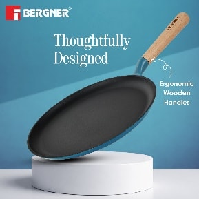 PIZZA PAN Ø30X2.0CM CAST IRON BLUE, photo 5