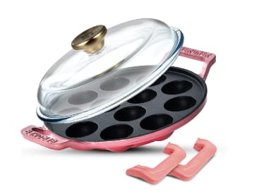 PENIYARKAL Ø22X3.3CM CAST IRON WITH LID PINK