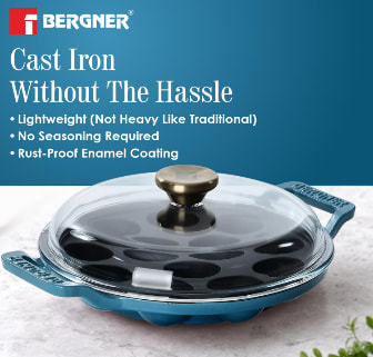 PENIYARKAL Ø22X3.3CM CAST IRON WITH LID BLUE, photo 4