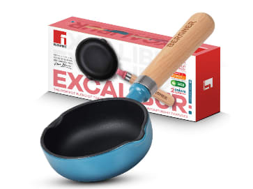 TADKA PAN Ø12X4.0CM CAST IRON WITHOUT LID BLUE