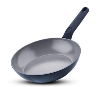 JADE FRYPAN Ø24CM WITH LID FORGED ALU. CUBIC HANDLE