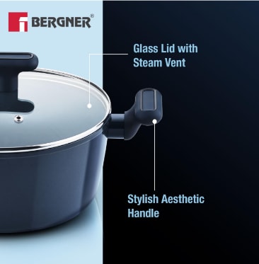 JADE CASSEROLE  Ø24CM WITH LID FORGED ALU. CUBIC HANDLE