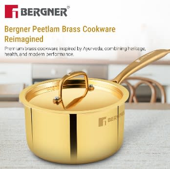 BERGNER Ø16CM SAUCE PAN WITH LID BRASS 1.6L, photo 6