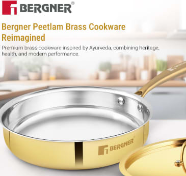 BERGNER Ø22CM SAUTE PAN WITH LID BRASS 1.3L, photo 6