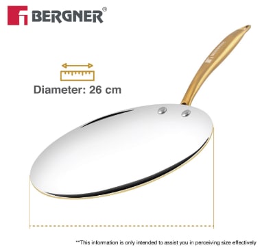 BERGNER Ø26CM ROTI/CONCAVE TAWA BRASS, photo 3