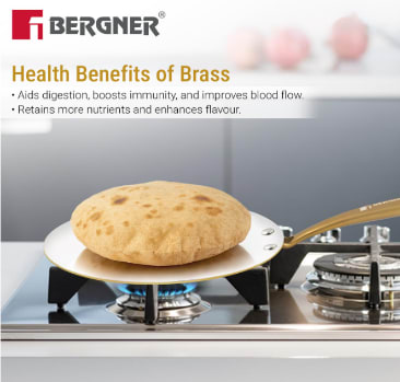 BERGNER Ø26CM ROTI/CONCAVE TAWA BRASS, photo 4
