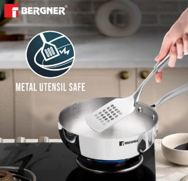 ARGENT SAIBA MULTI CASSEROLE AND FRYPAN 18CM WITH COMMON LID TRIPLY, photo 6