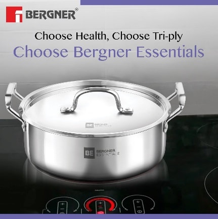 Essential Avadh Triply Biryani Pot/Handi With Handle And Lid 
32cm - 7.0Ltr (Max - 8.6Ltr), photo 4