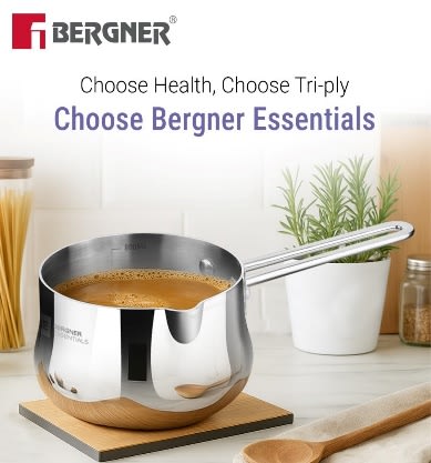 BERGNER ESSENTIAL BALAJI COFFEE WARMER 14CM TRIPLY, photo 6