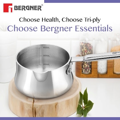 BERGNER ESSENTIAL BALAJI COFFEE WARMER 14CM TRIPLY, photo 4