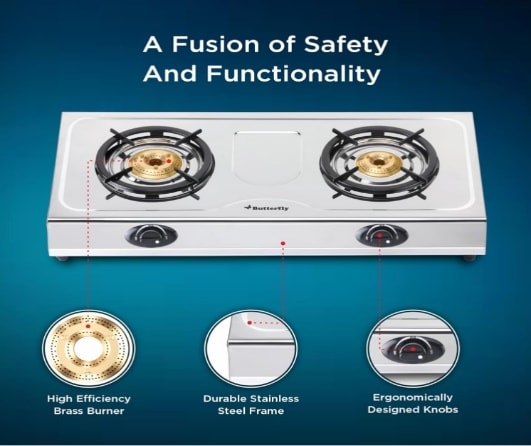 BUTTERFLY BOLT SHAKTI 2B LPG STOVE, photo 2