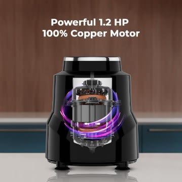 MIXER GRINDER-MAGNUM 3JAR-1.2 HP BLACK, photo 2