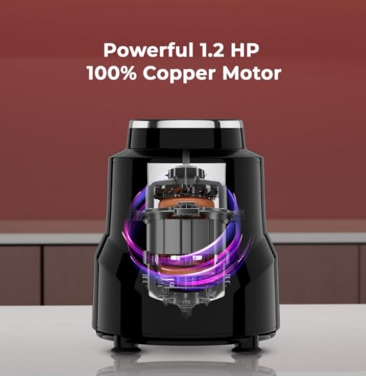 MIXER GRINDER-MAGNUM 4JAR -1.2 HP BLACK, photo 2