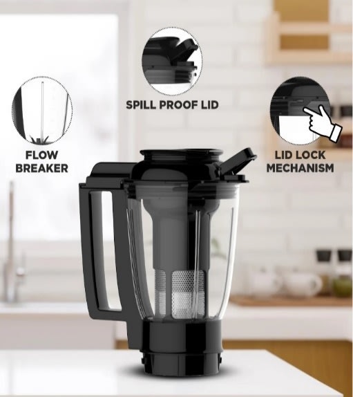 MIXER GRINDER-MAGNUM 4JAR -1.2 HP BLACK, photo 5