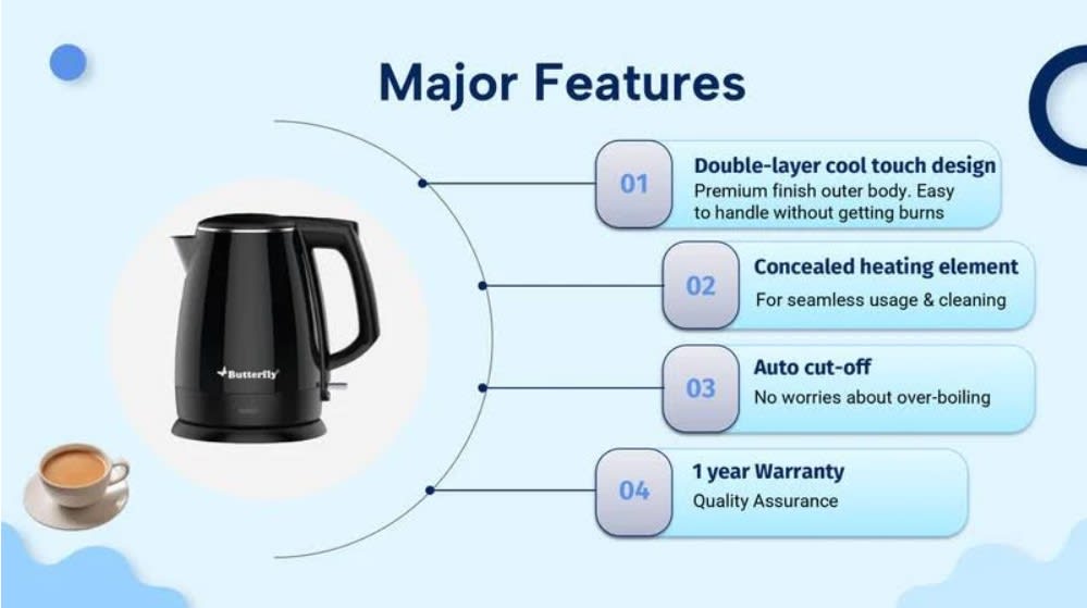 MAGNUM COOL TOUCH KETTLE 1.5L - 1500W, photo 4
