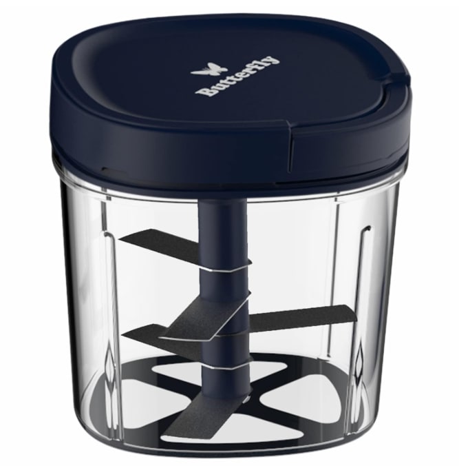 BUTTERFLY MINI CHOPPER 600ML BLUE - DLX, photo 6