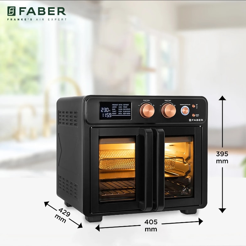 FABER Air fryer OTG, FAO 25L 15F BK, Qish, photo 8