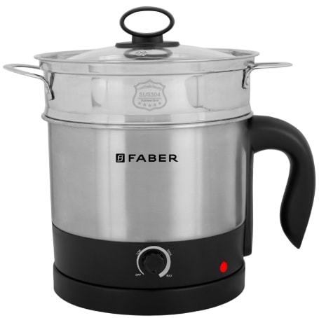 FAABER FMC 1.2L STEAMER SS BK, photo 3
