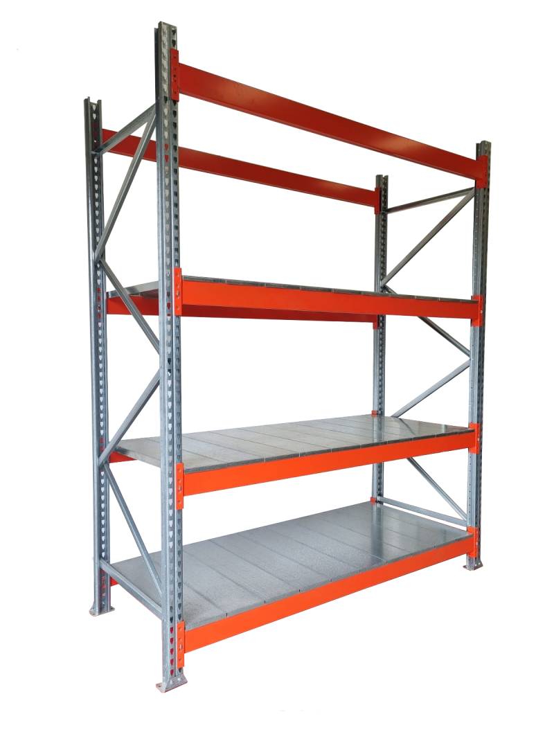 Módulos pre-armados Rack metálico pesado 300x240x100 con niveles para 2.000 kg