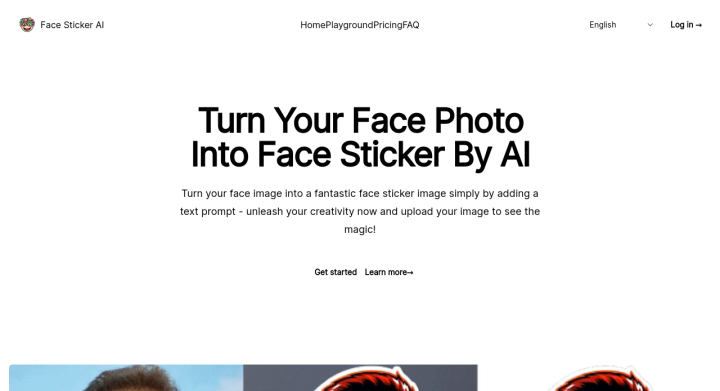 Face Sticker AI