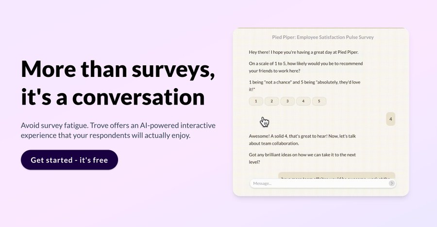 Trove - Conversational Surveys