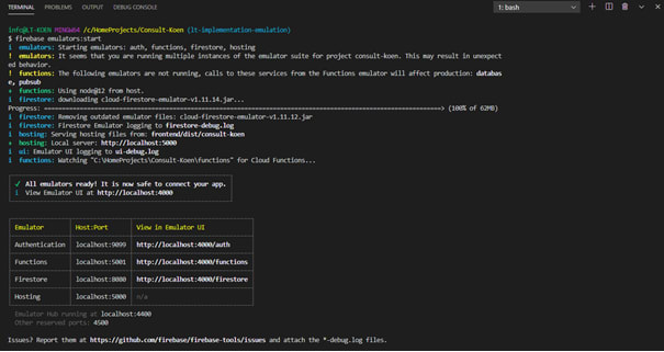 Setting up Firebase Emulator data with Faker