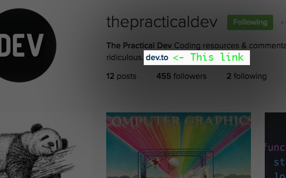 @ThePracticalDev Instagram Account