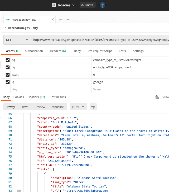 no auth method, screenshot of postman