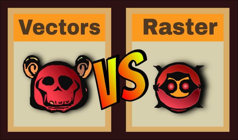 Vector Drawing vs Bitmap Raster Drawing