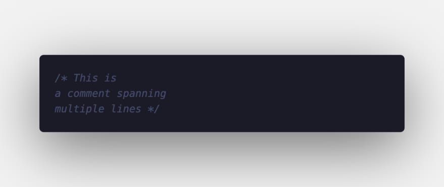 Javascript Commenting